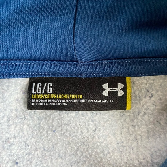 Men’s Under Armour blue hoodie - Picture 3 of 3